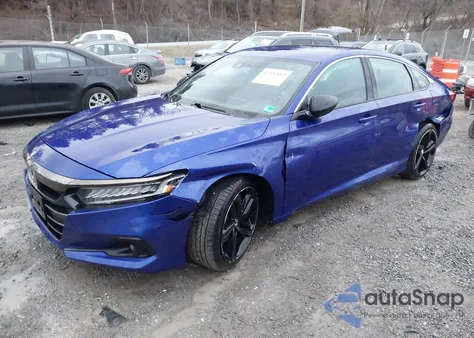 2021 Honda Accord Sport from USA, damaged, VIN 1HGCV1F34MA003944